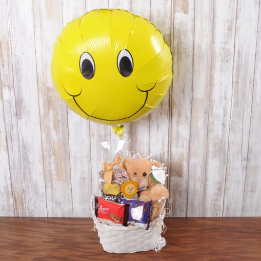 Basket Full of Smiles  - Make a little ones day with this adorable basket. The finger puppet will be sure to make them smile! 