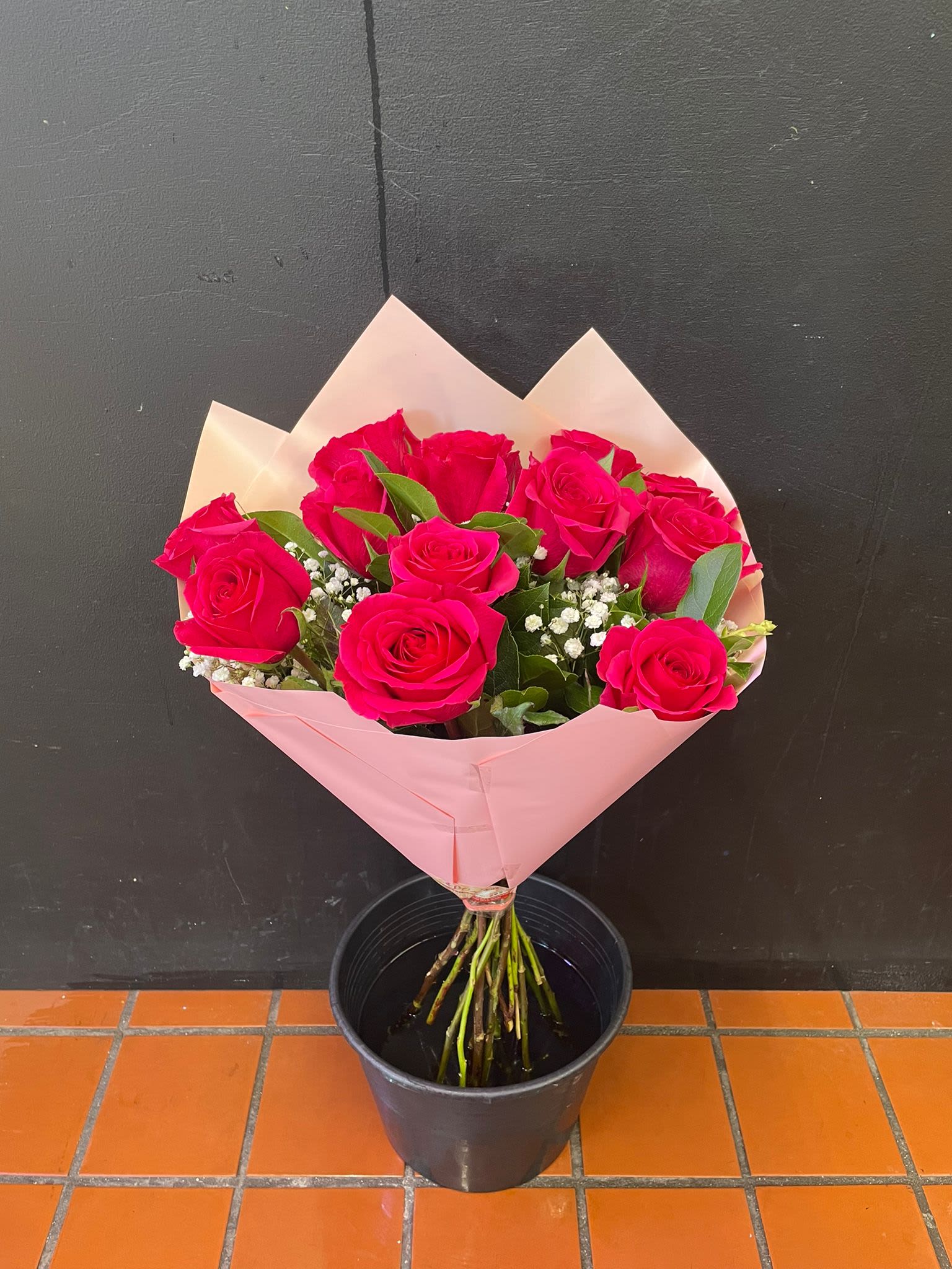 Daily Dozen Rose Bouquet (Pink/Red/Purple/Mix)  - Our daily dozen special SALE*