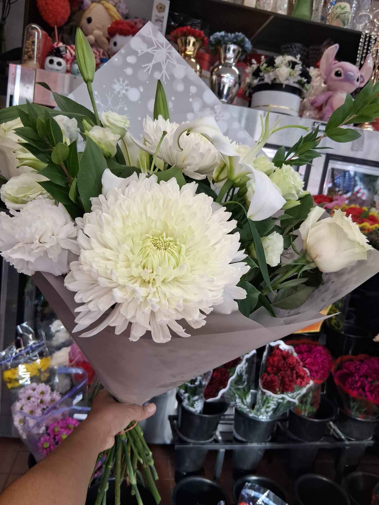 Spray Rose Funeral Bouquet - Funeral Bouquet *