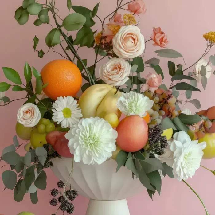 Fruits &amp; Flowers Styling Workshop - June 7 - Explore the art of combining flowers, fruits, and seasonal vegetables in this hands-on workshop! You’ll learn how to craft lush, textured arrangements that are both creative and visually stunning, perfect for tablescapes, entertaining, or simply brightening your home.  Our team will guide you step-by-step, sharing tips on layering, styling, and balancing blooms and produce to create a centerpiece that feels abundant and artistic. This workshop is designed for beginners and experienced flower lovers alike, giving you the chance to practice techniques and take home a one-of-a-kind arrangement.  All flowers, fruits, vessels, and materials are included. Join us for an immersive, creative afternoon of floral design and fun!     Sunday, June 7, 3 pm at Lizette's Floral Studio  Product ID: fruits-and-flowers-styling-workshop 
