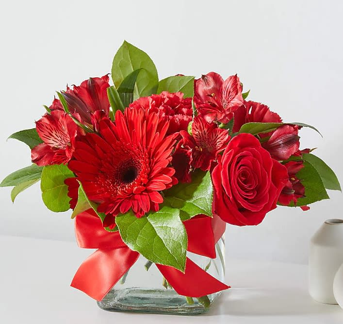 Red Hot Bouquet - Nothing burns brighter than your passion and love, but these flowers come pretty close.