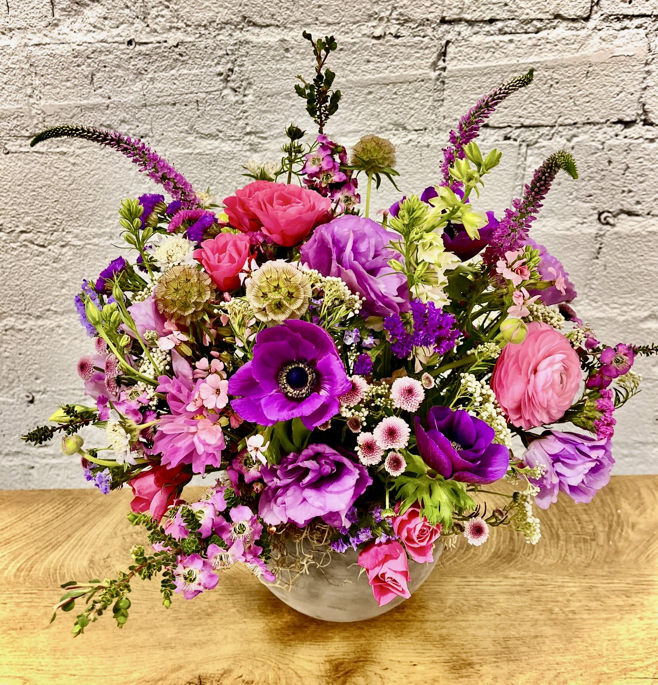 Periwinkle   - Stunning shades of purple flowers to make your mom feel so super special!!