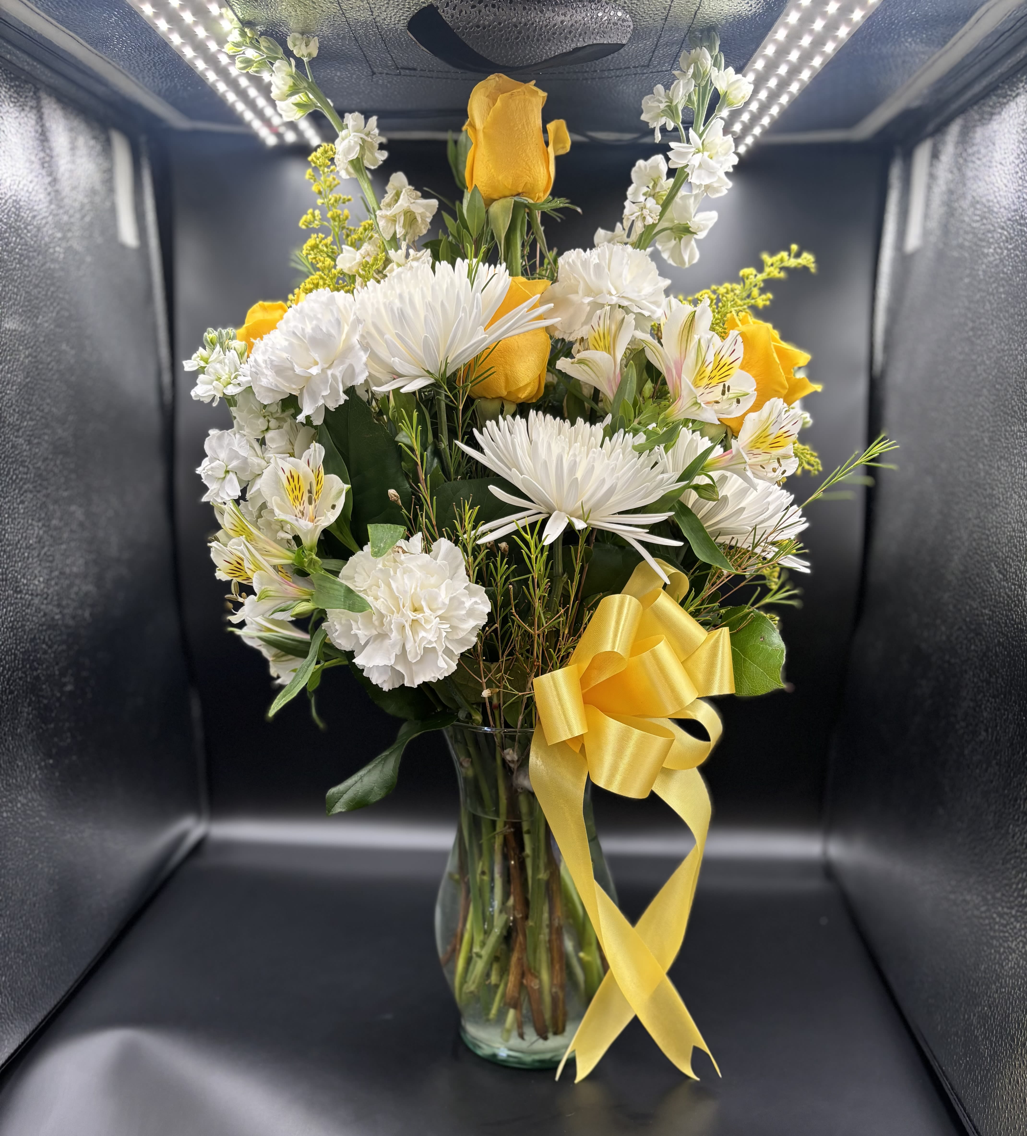 Yellow Beauty  - Yellow floral in vase  
