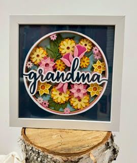 Lanies Corner Handmade Gifts, Grandma - Created by local artist Alanna Kreitel, this is a beautiful add on or indivdual gift item. Measure 9x9 inches