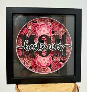Lanies Corner Handmade Gift best Mom ever - Created by local artist Alanna Kreitel, this is a beautiful add on or stand alone gift item. Measures 9x9 inches