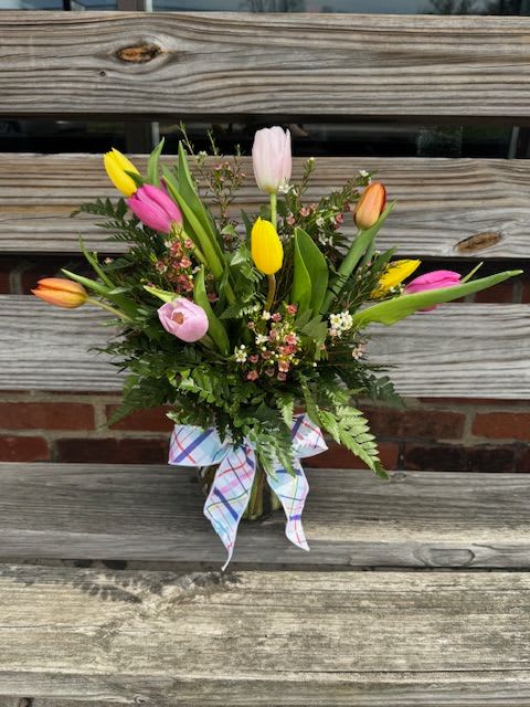 Tulip Love - 1 dozen assorted tulips, colors based on availability.