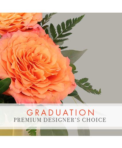 Graduation Celebration Premium Designer's Choice - It’s a major accomplishment and a special time in their life, so send them a stunning flower arrangement to celebrate! It’s a great way to show your congratulations and it’s a gift they’ll be sure to remember. Remind them how extraordinary they are with a bouquet as beautiful as this!