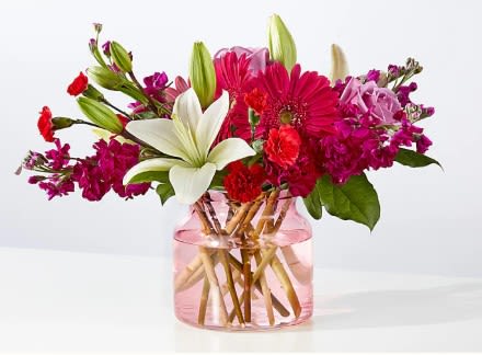 Other Half Bouquet - Daisies, carnations and roses oh my! Celebrate, brighten a day, or share an "I love you" with this adorably colorful gift.
