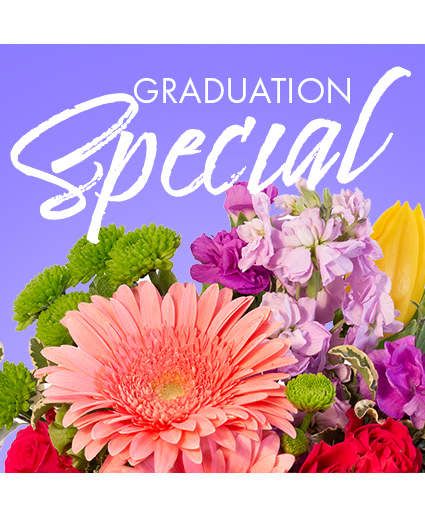 Graduation Special Designer's Choice - Make a good memory last with our graduation flowers! Our expert florists will design an arrangement that is sure to impress. Make them feel loved and congratulated for this special achievement in life! Send these stunning flowers to celebrate them on their big day.