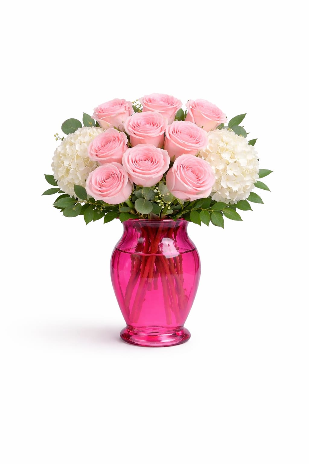 Blush Garden Special - A soft and elegant floral arrangement designed to make a lasting impression. This beautifully styled flower arrangement features a full, balanced design with soft textures and a refined color palette, creating a look that feels fresh, modern, and effortlessly beautiful.  Presented in a vibrant glass vase, it adds a subtle pop of color while maintaining a sophisticated and polished appearance — perfect for gifting or elevating any space.  A meaningful and stylish choice for those looking to send fresh flowers that feel thoughtful, elegant, and easy to love.  Limited availability.  Each arrangement is Designer’s Choice, created with fresh seasonal flowers. Flower varieties and tones may vary based on availability while maintaining the overall style, color palette, and quality.