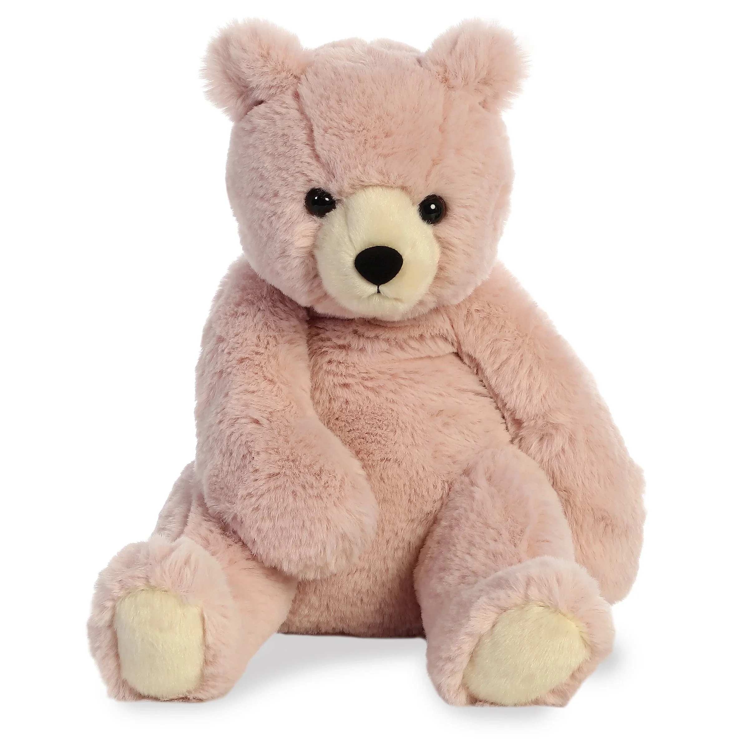 Plush- Blush Bear 11" - This soft blush teddy bear is the perfect mix of cozy and cute. With its fluffy fur, gentle pastel color, and sweet little face, it's made for hugs, gifts, or simply adding warmth to any space. 