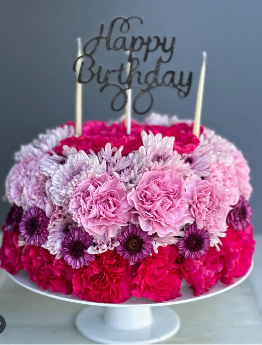 Bloomberry Birthday Cake – Floral-Inspired Celebration Dessert - The Bloomberry Birthday Cake is a stunning fusion of floral beauty and sweet indulgence. Crafted with layers of moist vanilla sponge and delicate buttercream, it’s topped with intricate flower-like frosting swirls in pastel hues — creating the perfect centerpiece for any celebration.  Ideal for birthdays, anniversaries, or simply surprising someone special, this cake blends elegance, freshness, and joy in every bite. Handcrafted with love and available for local delivery in the Bronx, NY.