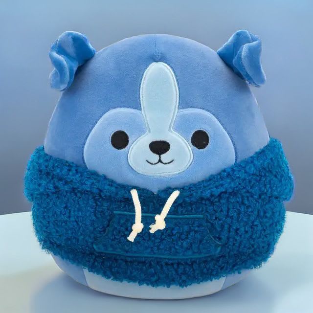 Boterra Sheltie Dog Hoodie 12" | Squishmallow - READY. SET. SQUISH!  Approximately 12 Inches Tall Made of Polyester Ages 3 and Up Super Soft Marshmallow-Like Texture Easy Care, Spot Clean