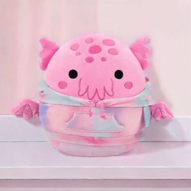 Shea Cthulhu Monster W/Hoodie 12" | Squishmallow - Ready. Set. Squish!  • Approximately 12 Inches Tall • Made of Polyester • Ages 3 and Up • Super Soft Marshmallow-Like Texture • Easy Care, Spot Clean