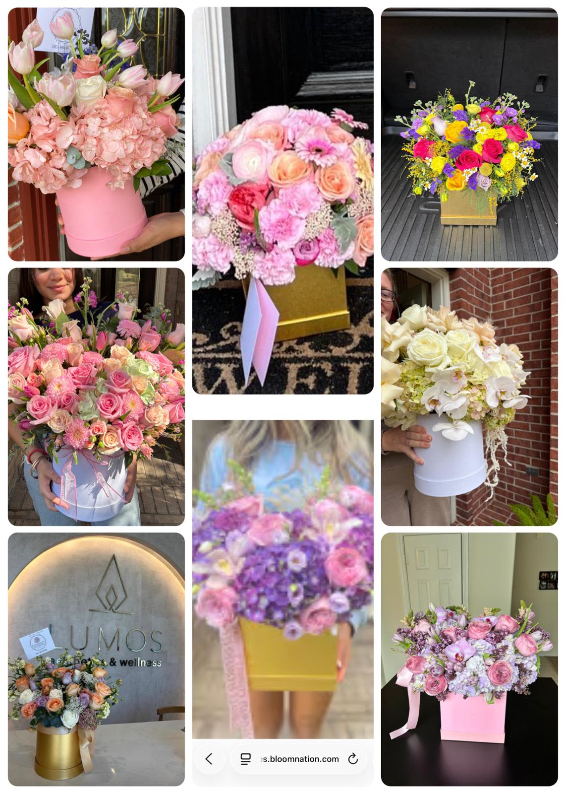 Mother's day Designer's Choice Floral Box - Florist's Choice (Box) is a carefully selected arrangement in a beautiful box, created by our experienced florists using the freshest and most beautiful flowers of the season. Each arrangement is unique, combining different flowers, textures and greenery. You can customize your floral design with pastel or bright colors to set the desired mood, as pastel palettes (blush, lavender, peach, pale blue) offer a romantic, soft feel, while bright, vibrant colors (sunflower yellow, coral, fuchsia) provide an energetic, cheerful ambiance. 