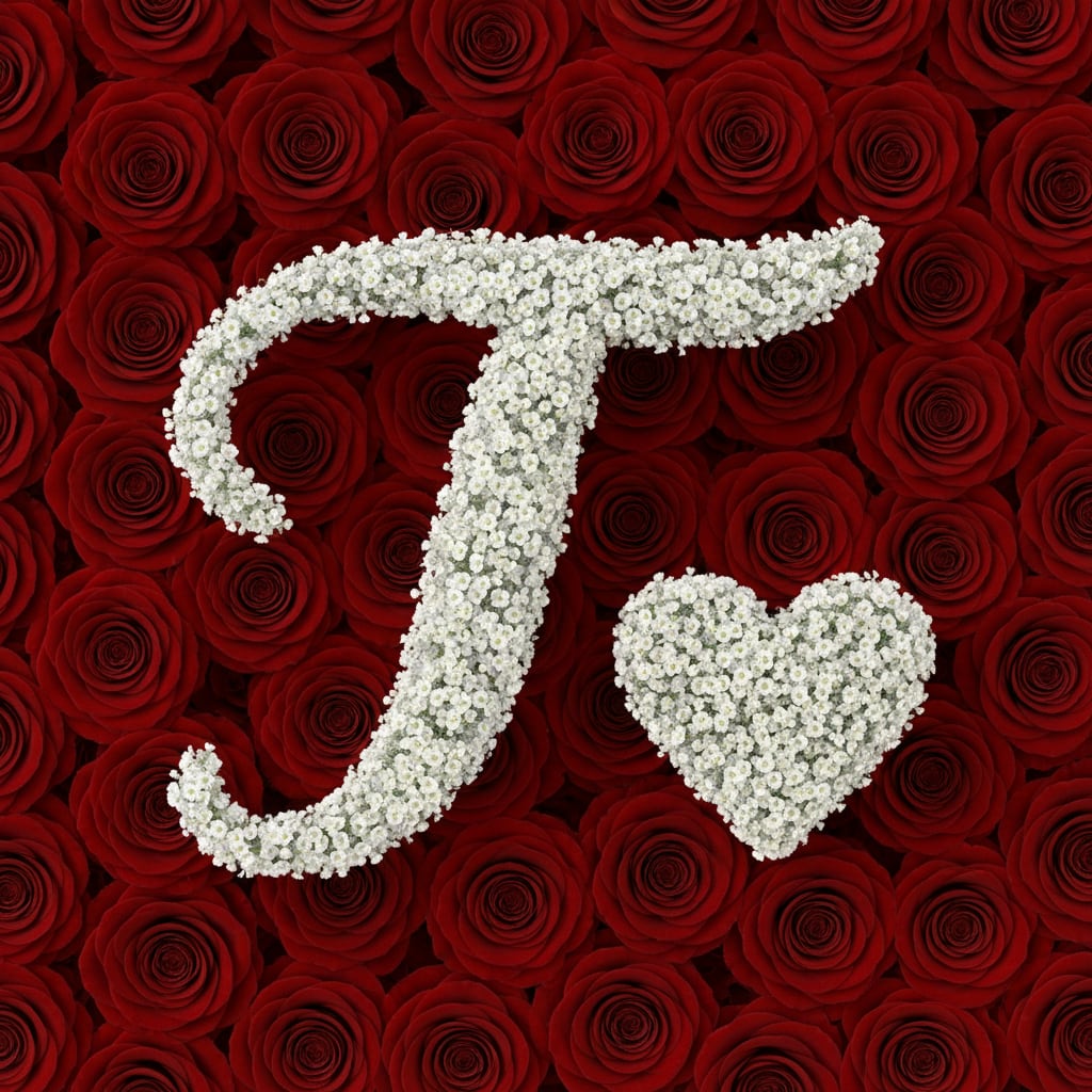 Baby's Breath Letter - T - Baby's breath letter - Size &amp; price varies depending on bouquet size please choose carefully to avoid delays  Indicate which letter you want as an add-on, please or give us a call once check out has been completed. 