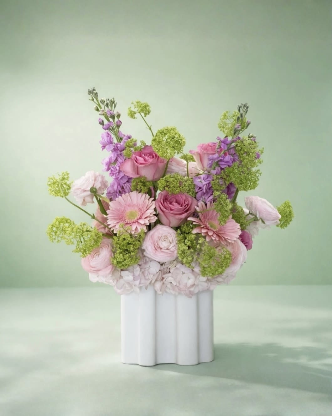 Pink Prism Dreams - A dreamy garden of soft pinks and lavenders blooms together in perfect harmony, creating a gentle symphony of spring's most tender moments.