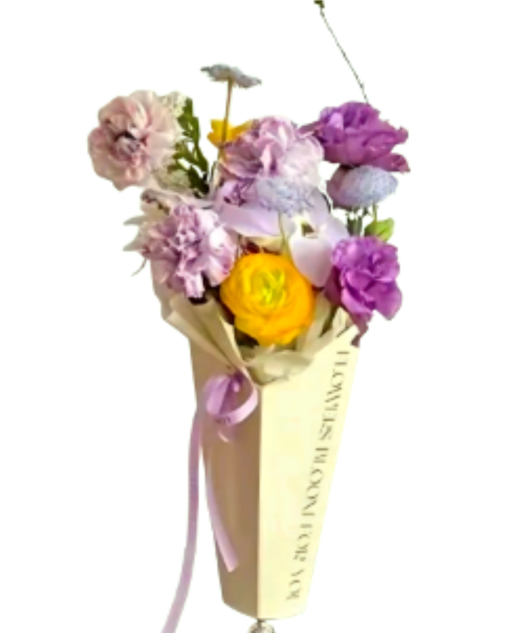 The Bloom for you - Perfectly sized for a desk or a bedside table, these arrangements are hancrafted in our  Bloomington studio to deliver a message of appreciation and beauty for international Wome's Day.