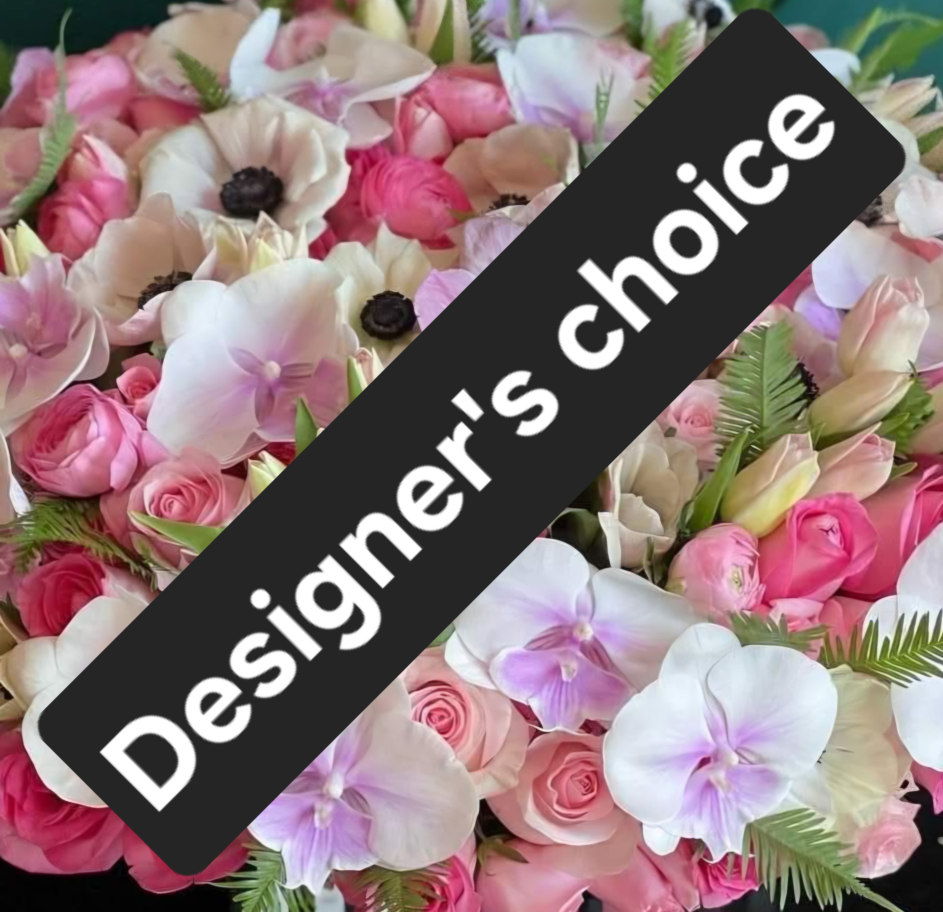 Designer's Choice - Dance - An exclusive one-of-a-kind composition crafted at the designer's descretion, showcasing the finest seasonal blooms in a refined, artictic expression.