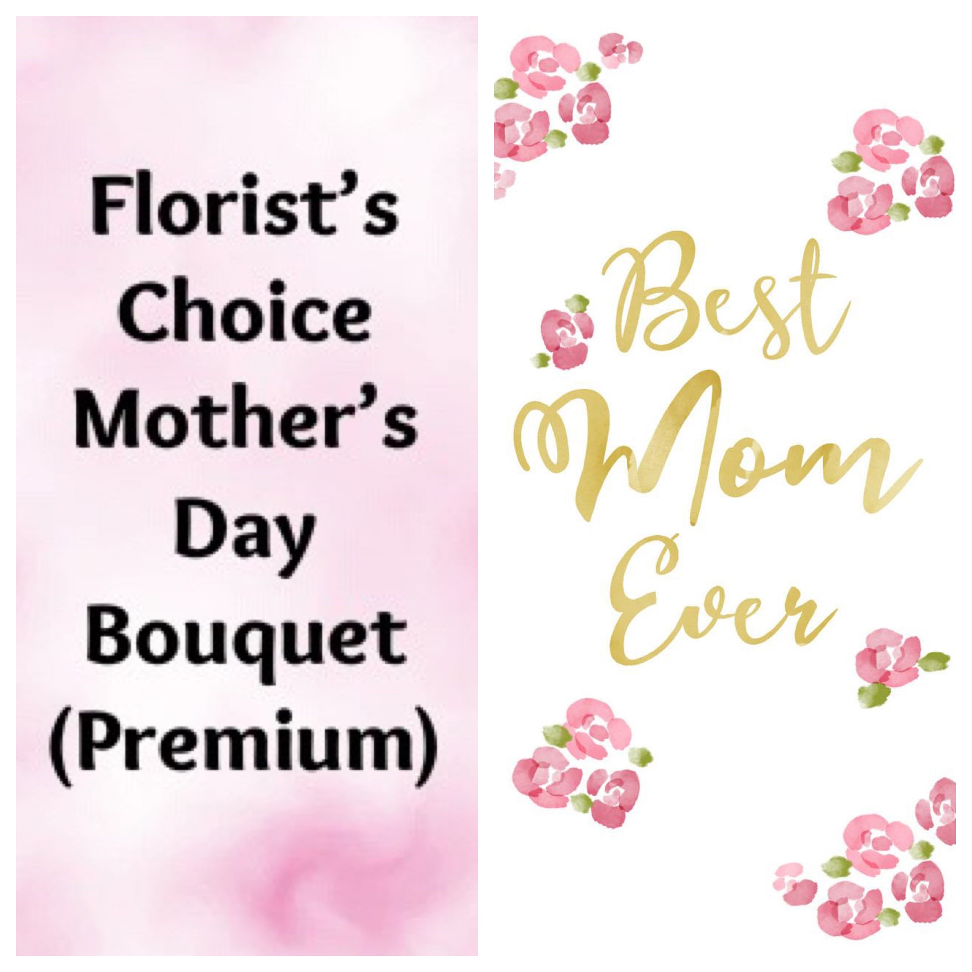 Florist’s Choice Mother’s Day Bouquet (Premium) - We’ll create a beautiful Mother’s Day mix for your Mom. Although we can’t specify the blossoms that we will use in the custom made bouquet, we always design a beautiful arrangement. Send some blossoming love to your Mom today!  * Includes container  ** Photo is NOT an example of what will be included in these custom made arrangements. 