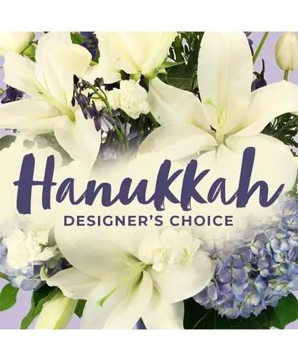 Stunning Hanukkah Florals Designer's Choice - Spread joy this Hanukkah when you send beautiful flowers designed by our expert florists! These flowers are the perfect way to commemorate the reason you celebrate! Send our Designer’s Choice Hanukkah arrangement to your loved ones today!