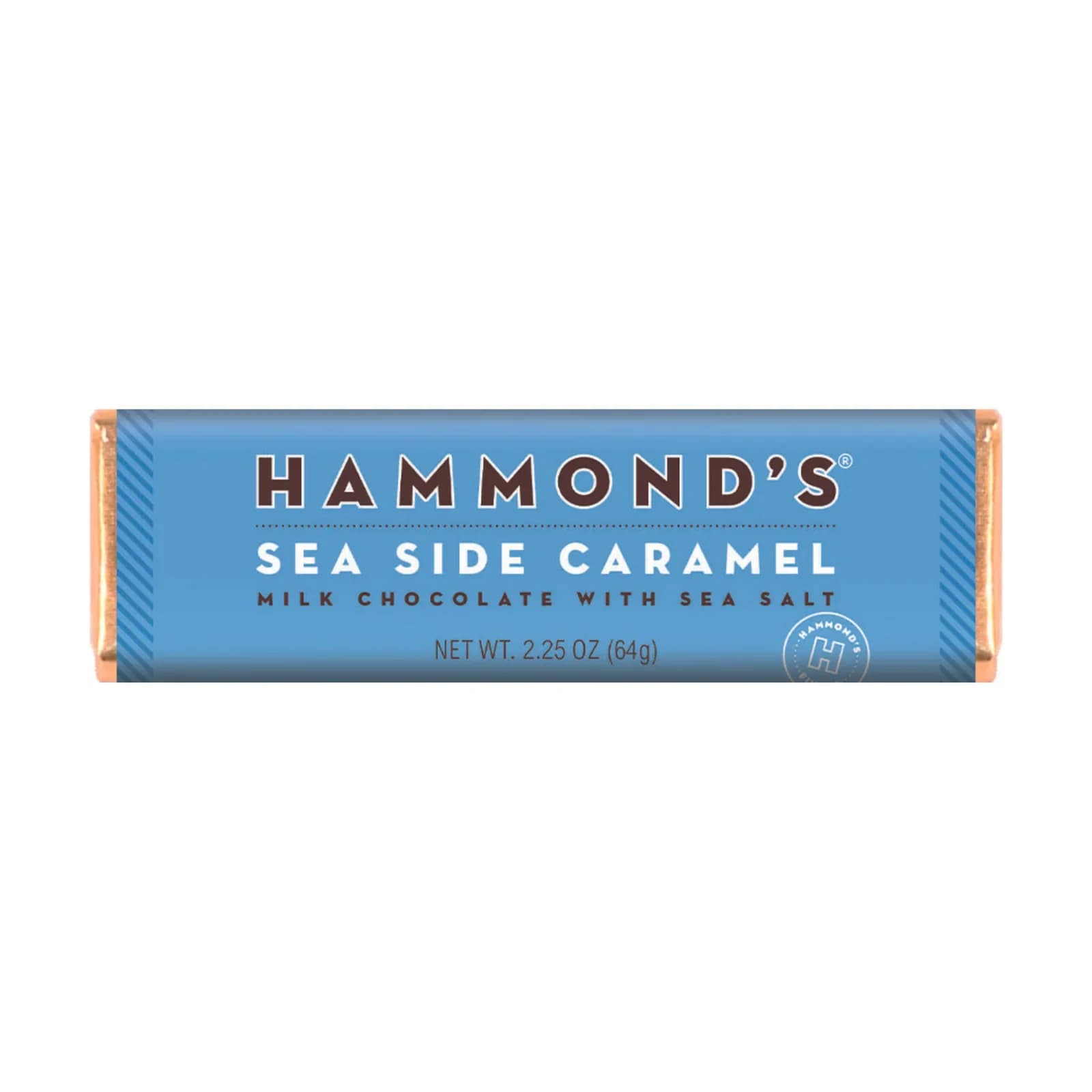 Hammond's Sea Side Caramel - Indulge in the perfect combination of creamy, salty caramel and sweet milk chocolate with Hammond's Salted Caramel Chocolate Bar. This classic candy bar is a favorite among chocolate lovers. 
