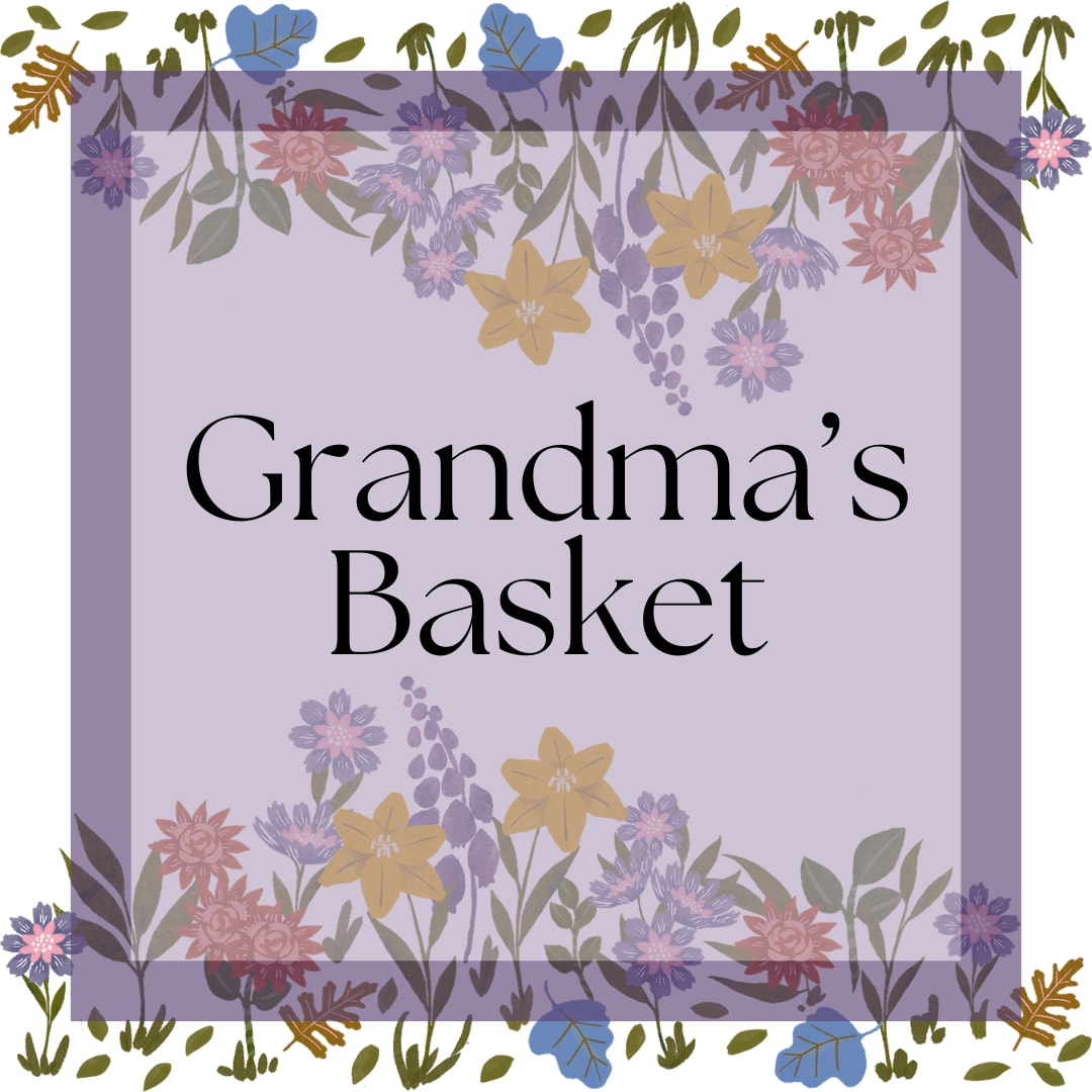 Grandma's Basket  - Grandma’s Basket  A warm and nostalgic arrangement inspired by the kind of love that only a grandmother can give.  Designed in a classic basket, Grandma’s Basket features a generous mix of blooms including roses, daisies, button poms, cremons, carnations, mini carnations, and statice. The blend of textures and colors creates a full, garden-style arrangement that feels comforting, joyful, and timeless.  Each design is thoughtfully arranged using a mix of seasonal colors, making every basket unique and full of character.  Perfect for Mother’s Day, this arrangement is a beautiful way to honor grandmothers and the special women who have loved, nurtured, and cared for us through the years.