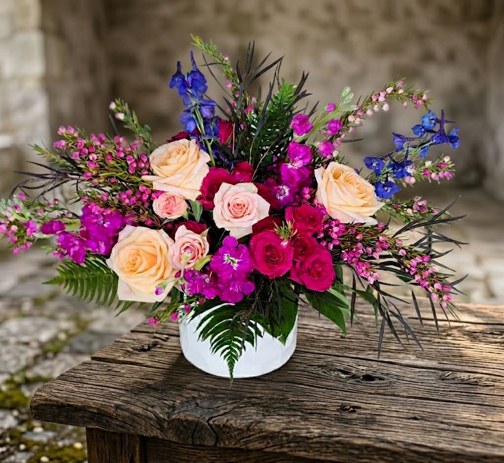 Garden Heirloom for Mom  - Garden Heirloom for Mom | Mother’s Day Flower Delivery in Olympia  Celebrate Mom with the timeless beauty of our Garden Heirloom for Mom arrangement, a lush, garden-style design filled with soft peach roses, delicate belladonna, fragrant stock, and a curated mix of seasonal blooms.  Designed to feel as if it were freshly gathered from the garden, this arrangement features natural movement, soft textures, and layered florals that create an effortlessly romantic look. The gentle peach tones paired with seasonal accents make it a perfect choice for Mother’s Day flowers in Olympia, offering a heartfelt and elegant way to show your love and appreciation.  This design also makes a beautiful birthday gift, bringing warmth, charm, and a touch of nature indoors for any special occasion.  Each arrangement is thoughtfully handcrafted to highlight the beauty of heirloom-inspired flowers while maintaining a loose, organic garden style that feels both classic and fresh.  Perfect for:  Mother’s Day flower delivery in Olympia Birthday flower delivery in Olympia A soft, garden-inspired gift for mom  Why you’ll love it:  Loose, gathered garden-style design Soft, romantic color palette Premium seasonal flowers Available for local flower delivery in Olympia and surrounding areas  Send something meaningful and naturally beautiful with a design that feels like it was picked just for her.