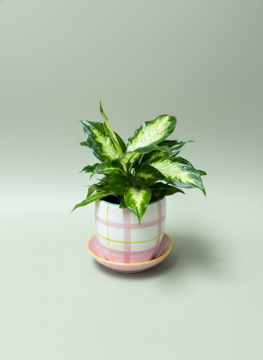 A Pretty Pot of Appreciation - A cheerful little companion designed to brighten the everyday. This easy-care houseplant comes styled in a cute striped pot with a matching saucer, adding a fresh pop of green and a touch of playful charm to any workspace. Fun, polished, and full of feel-good energy, it’s a simple way to say “we see you, we appreciate you”—perfect for Administrative Professionals Day and beyond.  All pots and green houseplants are subject to change due to availability. 