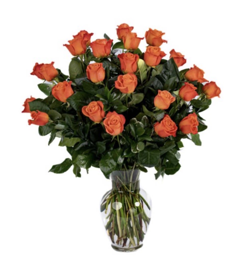 18 Orange Roses  - Nice and beautiful arrangement for all occasions. Bouquet will be delivered as similar to the pic.