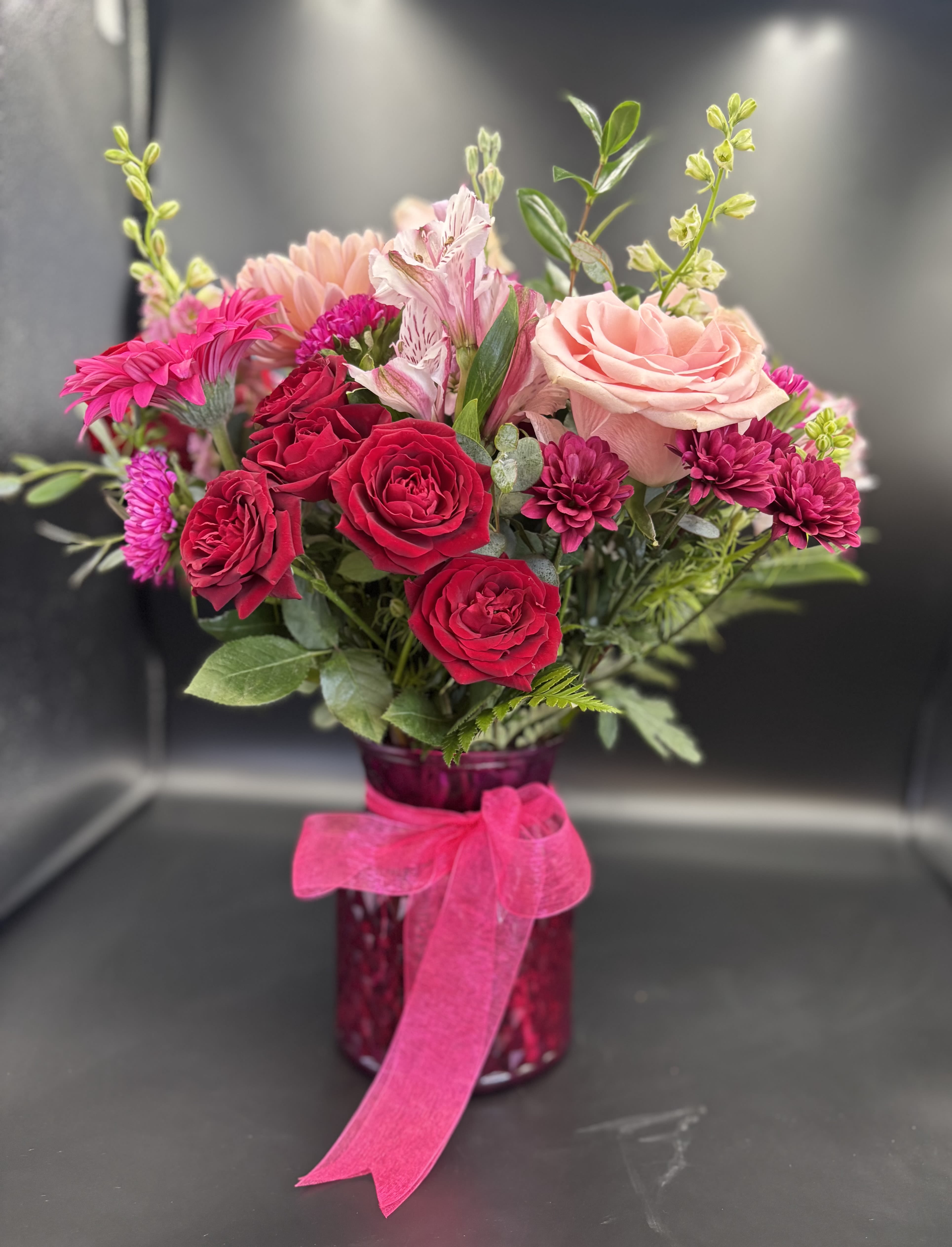 Red  - *Reasonable flower substitutions may be made due to availability