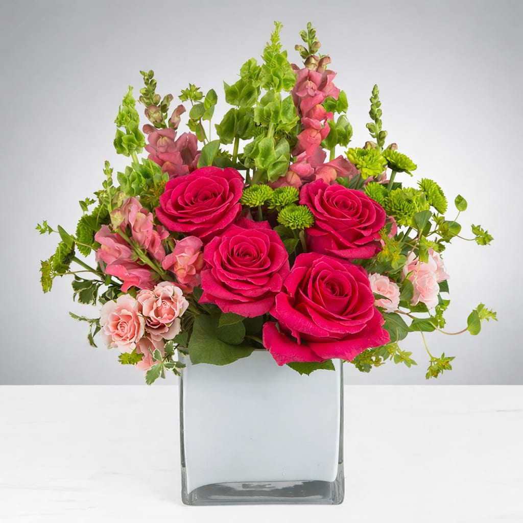 Take Me Away  - Escape to paradise with this lush and vibrant bouquet.  This is the perfect gift for a birthday, congratulations, or to celebrate new beginnings.  Due to the current situation, supply is limited, therefore, color and variety substitutions may be necessary, please specify if you have a preferred color and we will do our best to accommodate your request.