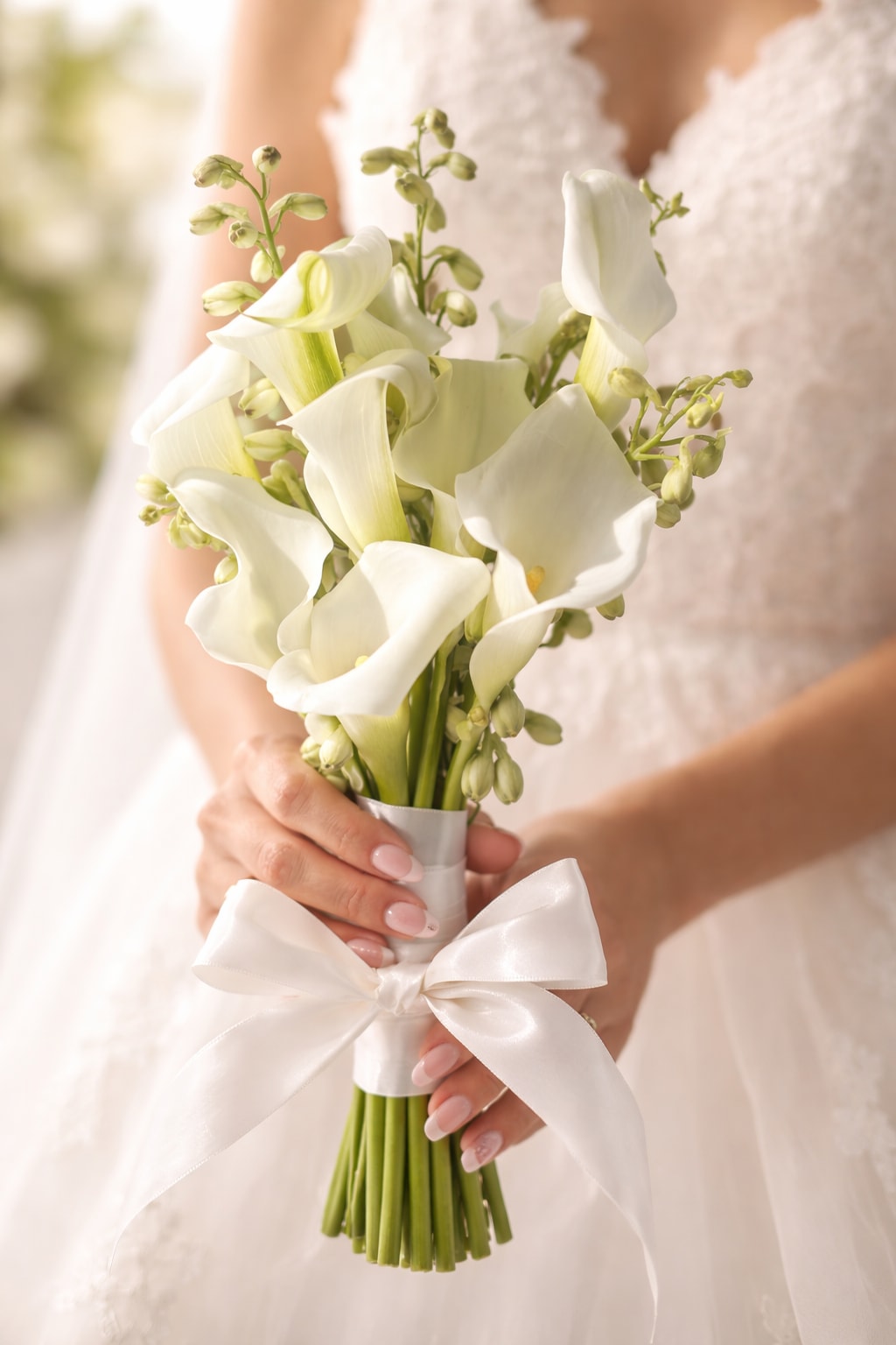 Bridal Calas - Bridal bouquet with mini calas