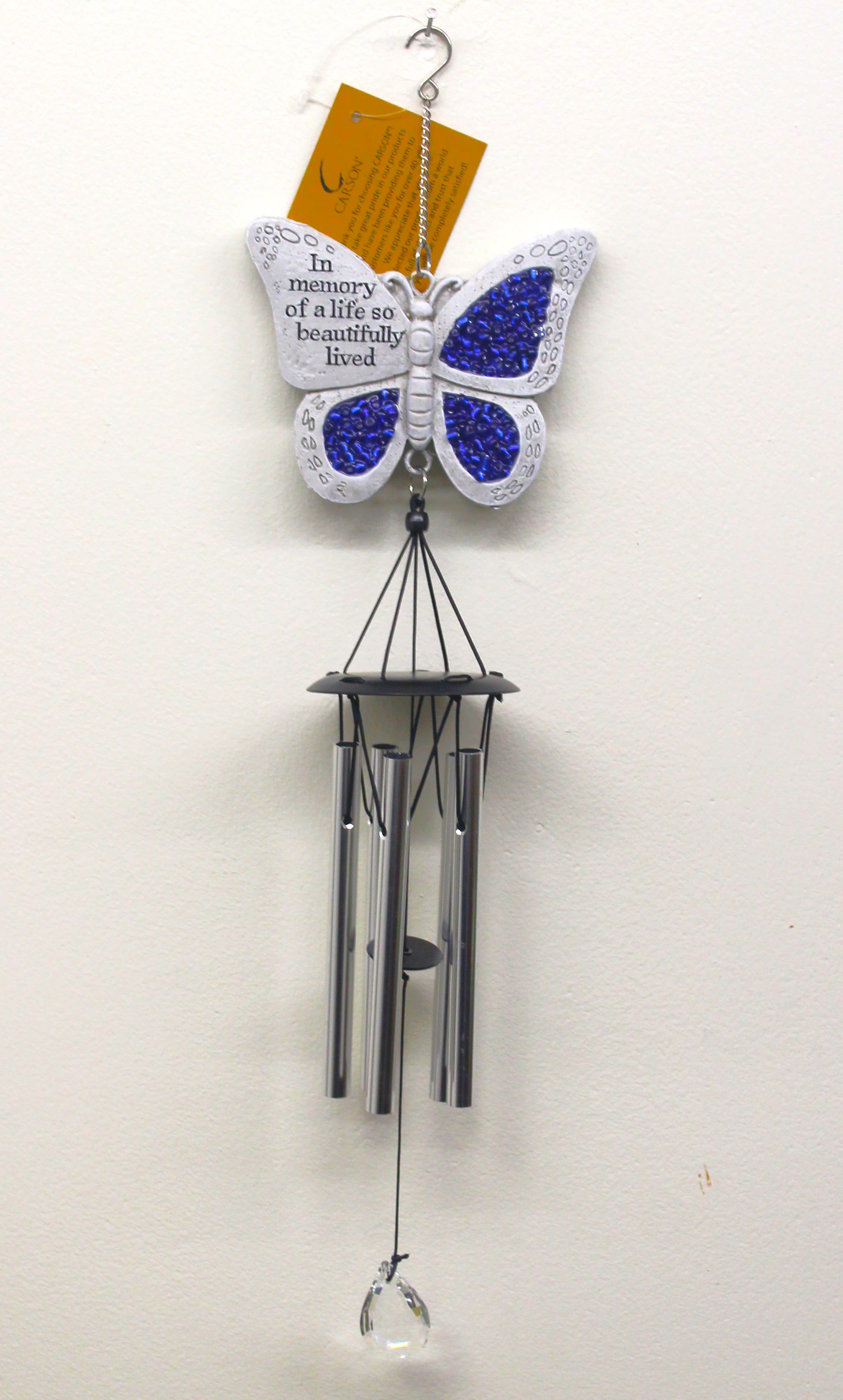 17 1/2 Inch Beadworks Chime - 17 1/2 Inch Beadworks Windchime In memory of a life so beautifully lived