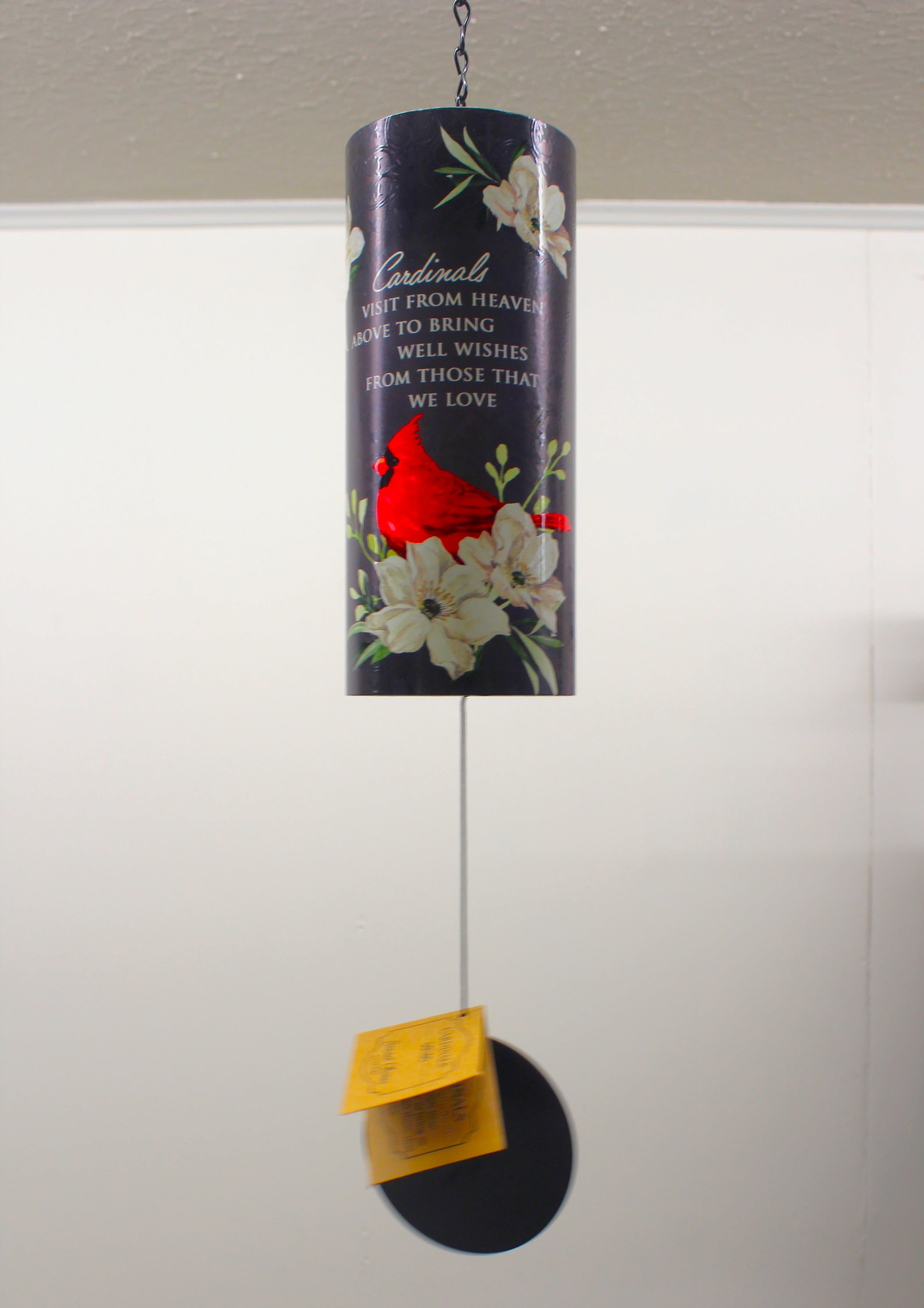 19 Inch Cardinal Windchime - Cardinals Vist from Heaven above to bring well wishes from those that we love.