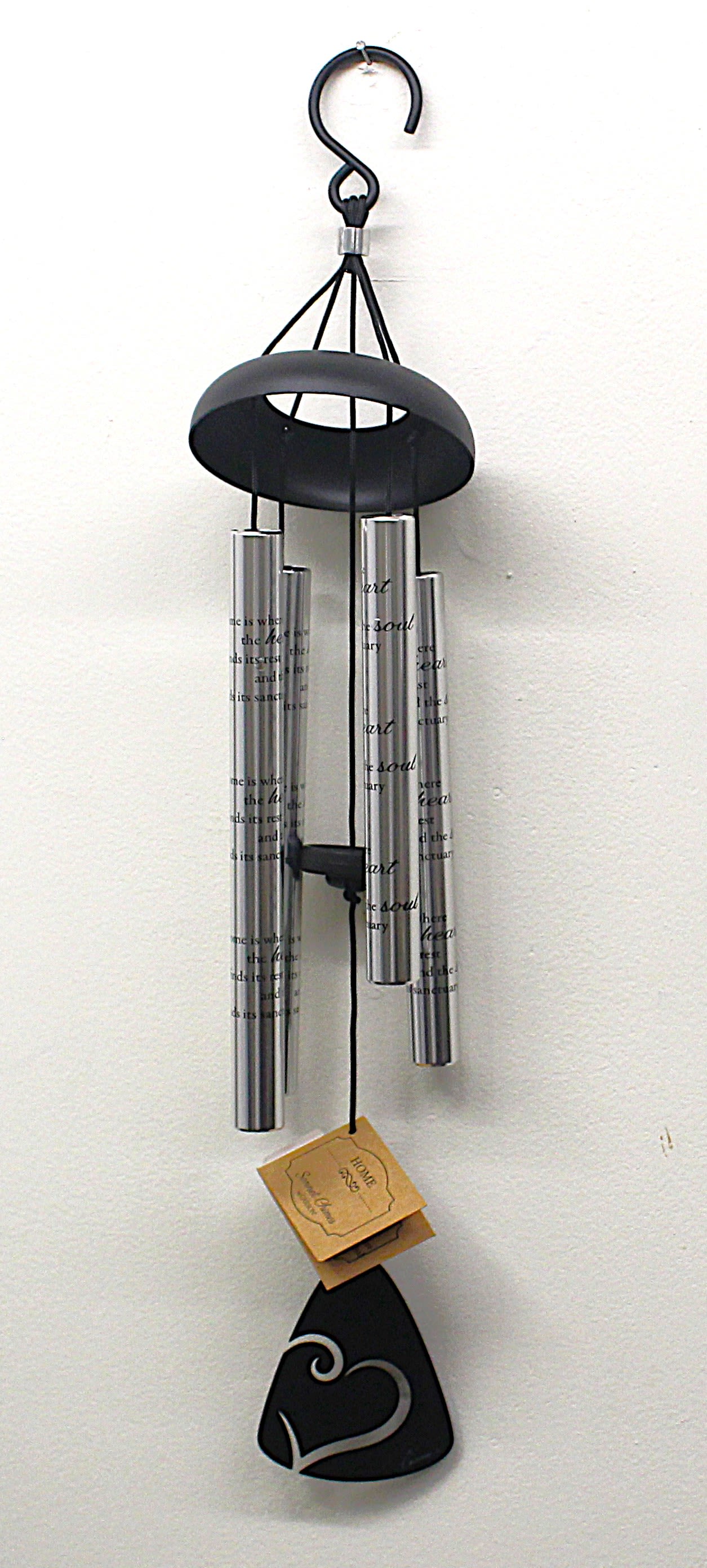21 Inch Home Windchime - 21 Inch Home Windchime Home is where the heart finds its rest and the soul finds its sanctuary