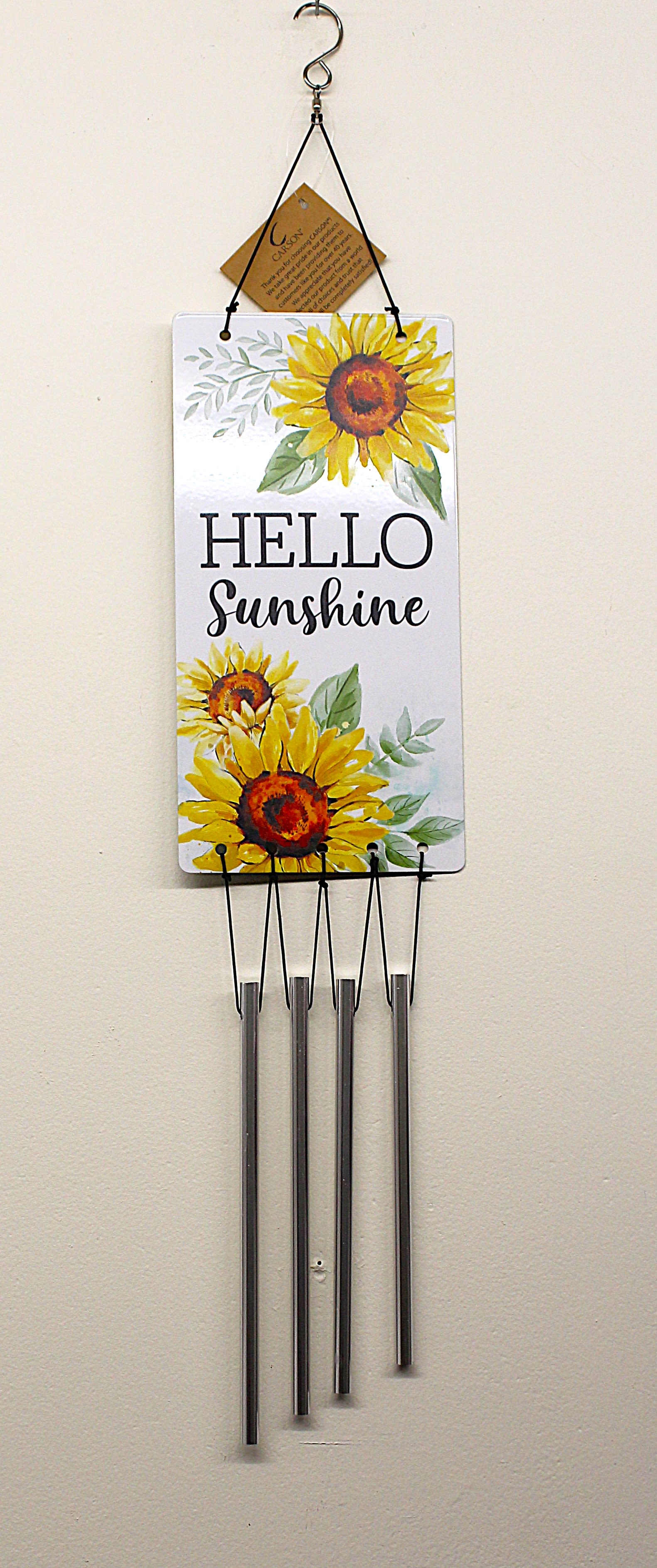 26 Inch Hellow Sunshine Windchime - 26 Inch Hellow Sunshine Windchime