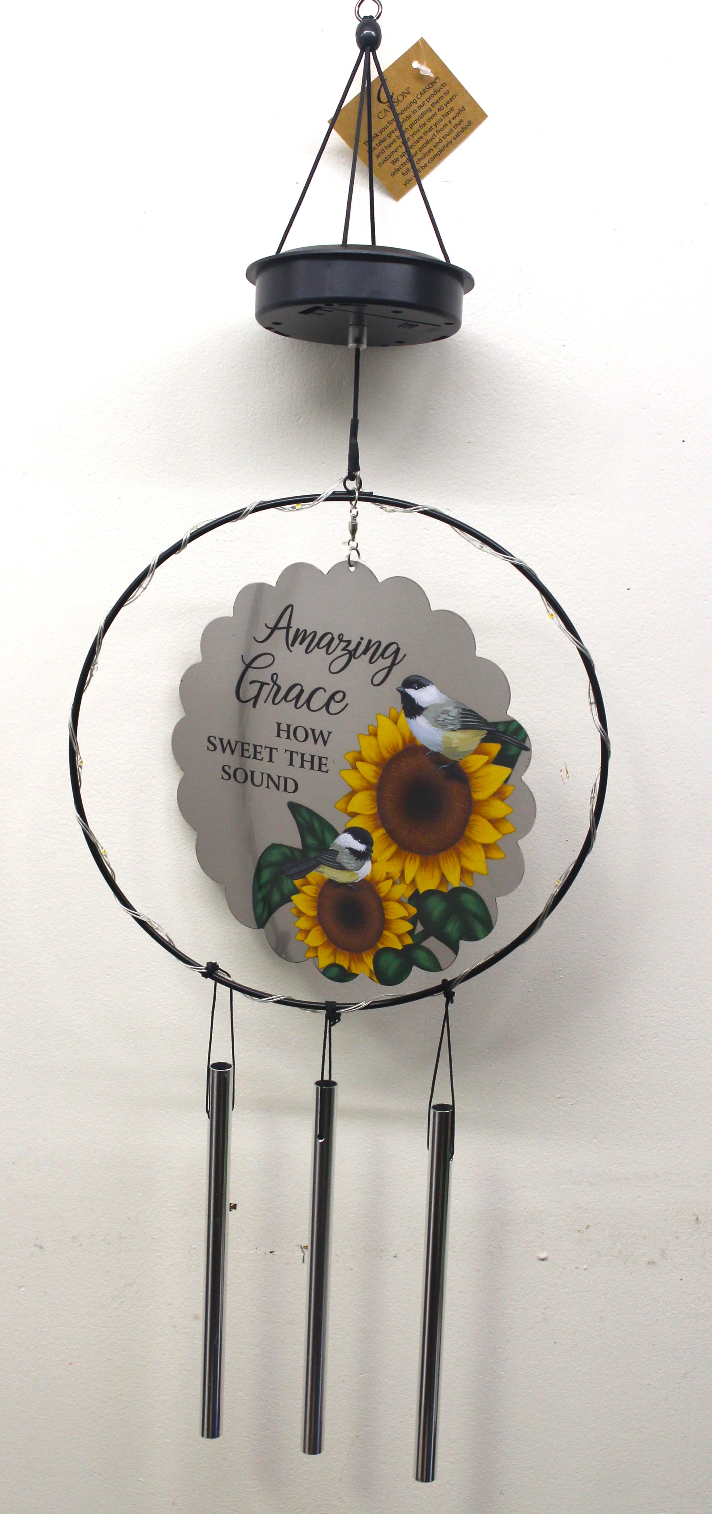 29 Inch Solar Spinner - 29 Inch Solar Spinner Amazing Grace how sweet the sound