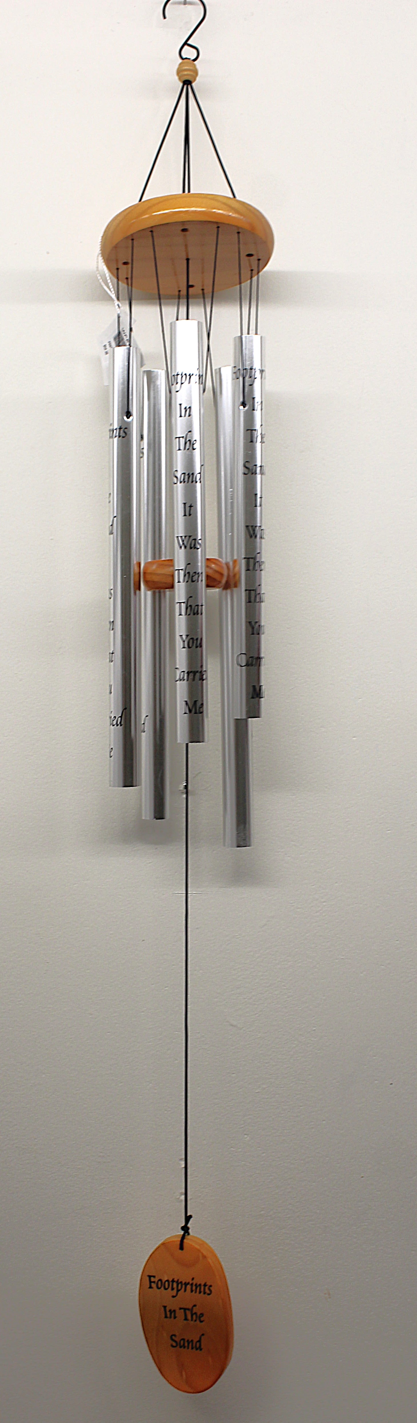 40 Inch Footprints In The Sand Windchime - 40 Inch Footprints In The Sand Windchime