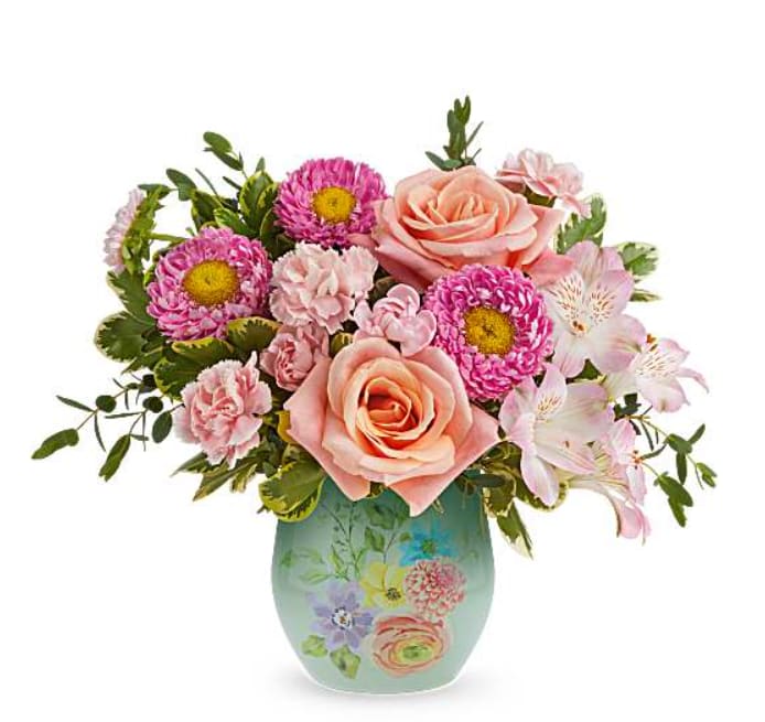 TF Watercolor Garden Bouquet - We will add more blooms.