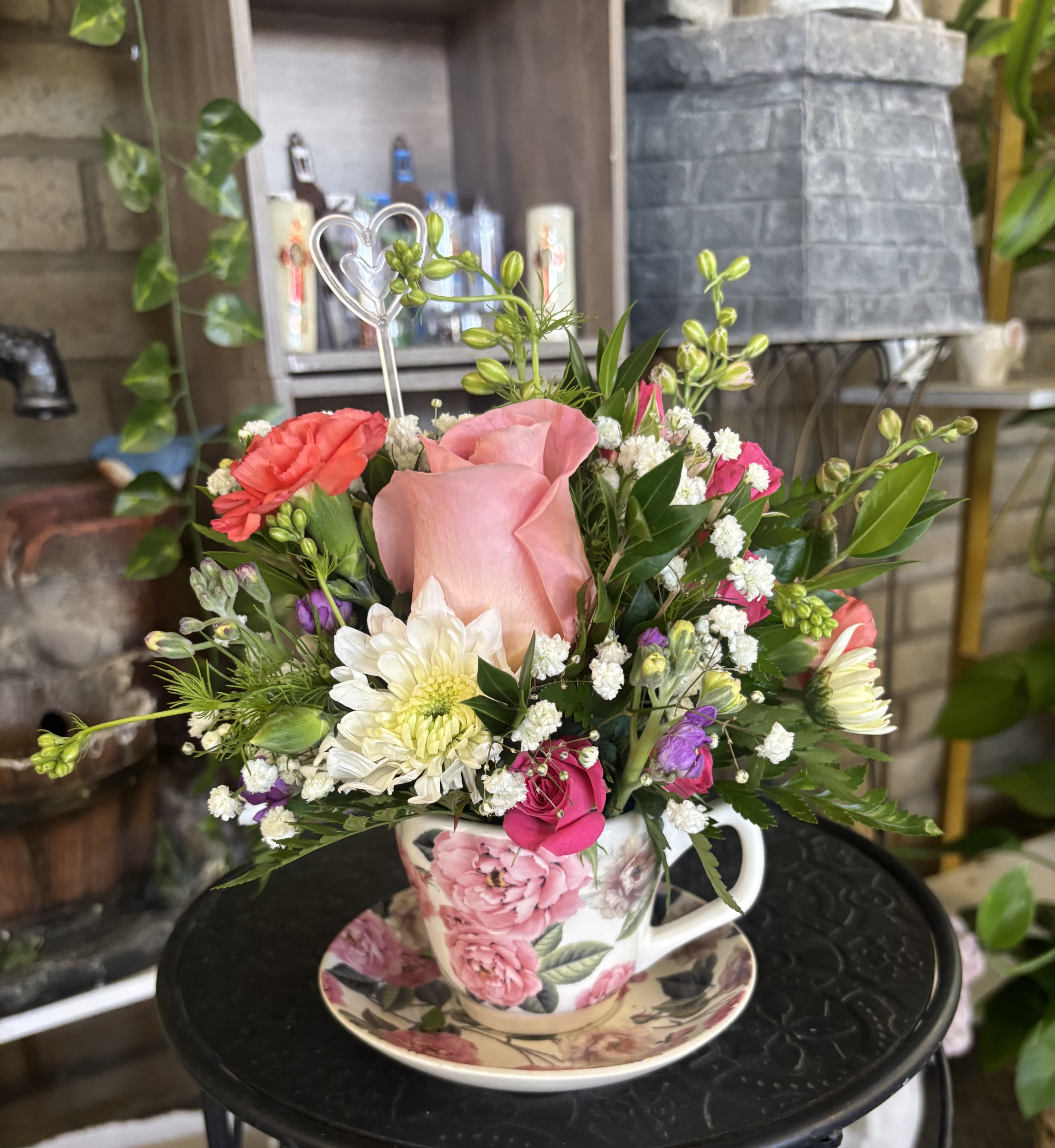 Tea Cup  - *Reasonable flower substitutions may be made due to availability