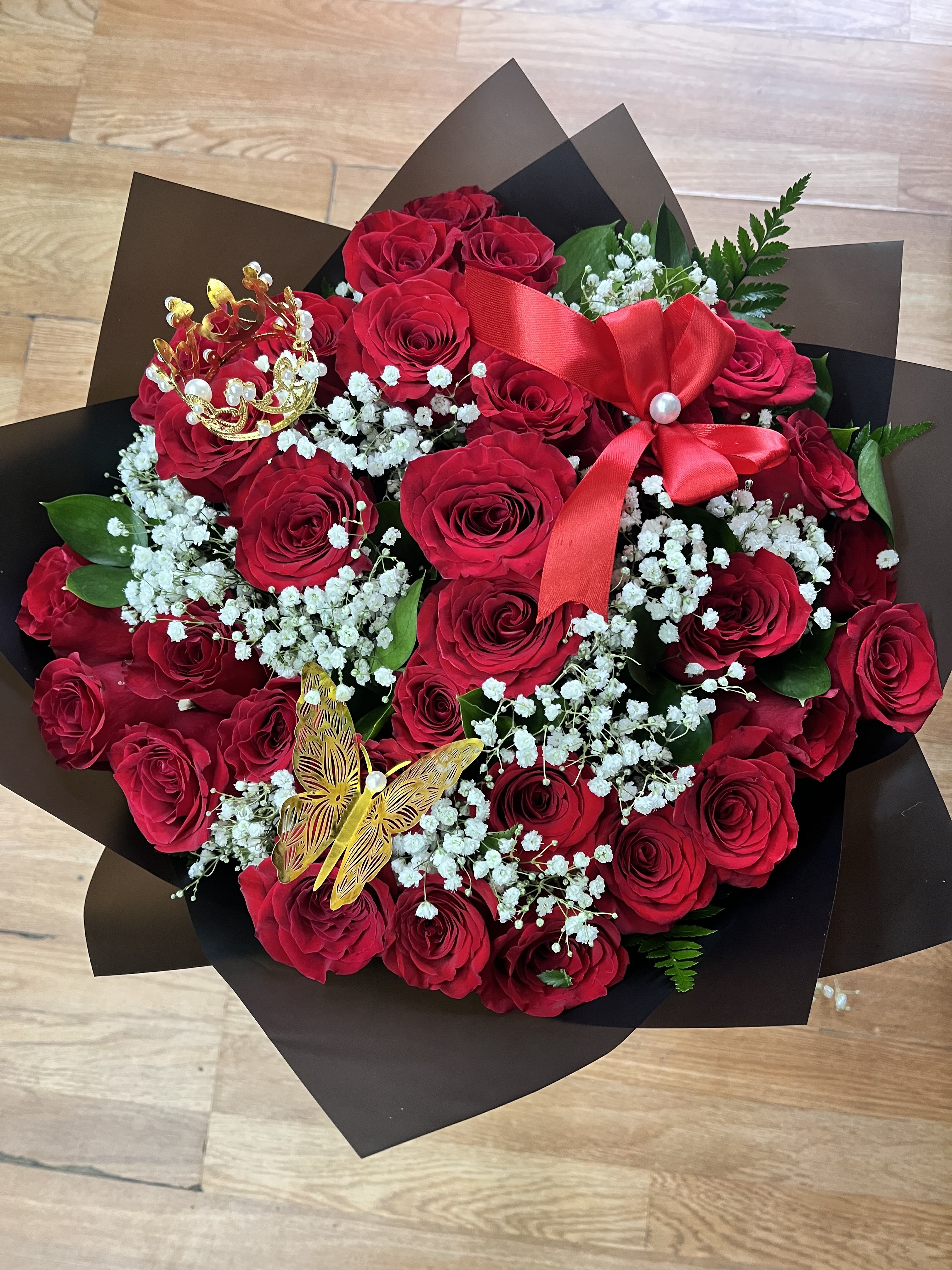 My love for you bouquet - Red roses
