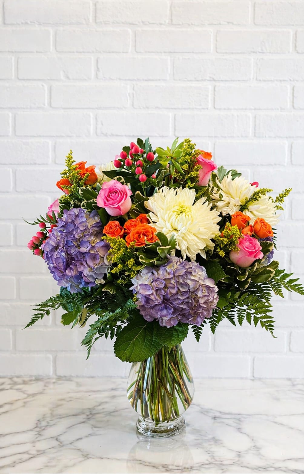 Lavender Kiss - A fun colorful arrangement that will bring joy to all. 