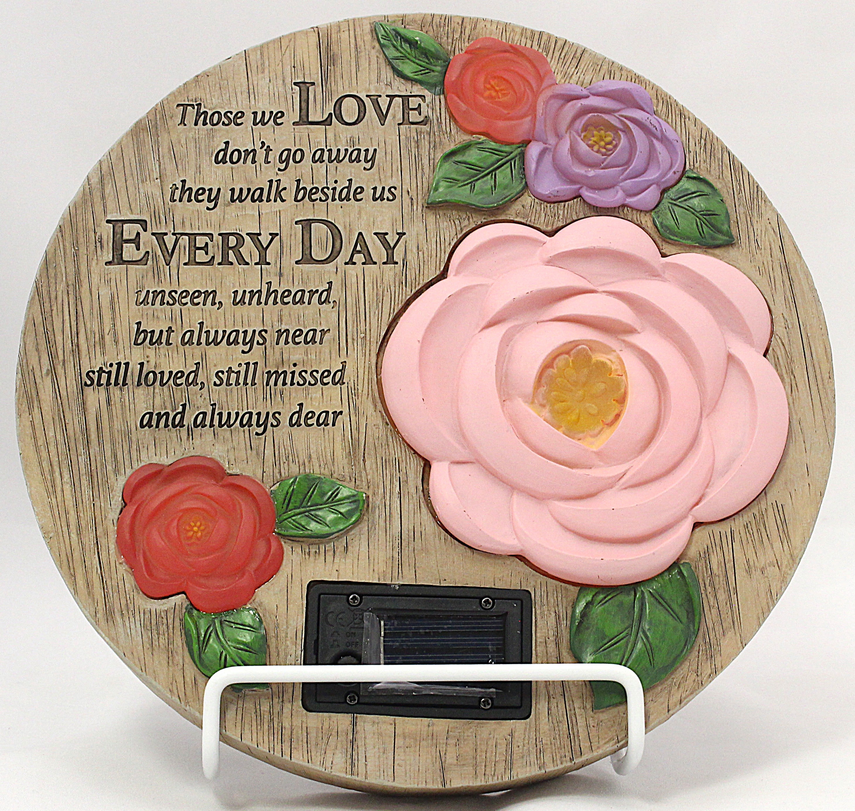 Wish Giver - Wish Giver Garden Stone 10 1/2 Inches Those we Love don't go away the walk beside us Every Day unseen, unheard, but always near still loved, still missed and always dear *Display stand sold separately