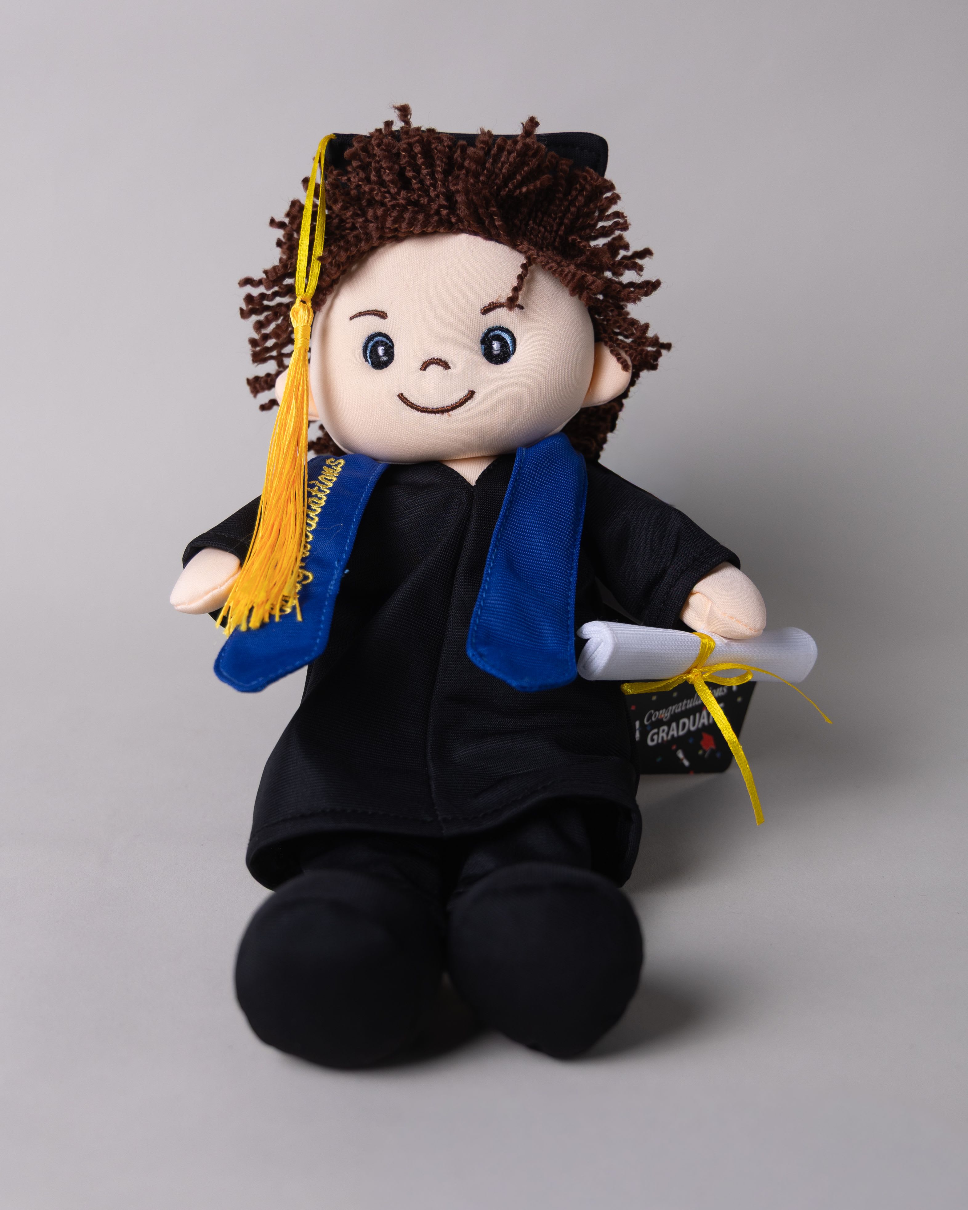 12" Grad Boy doll - 12" Graduation Boy doll