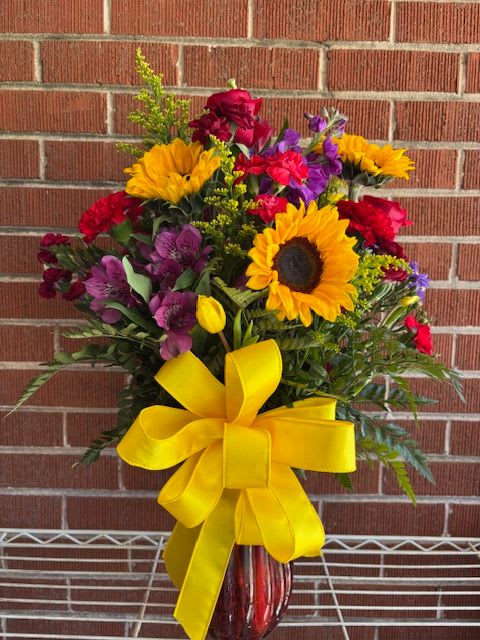 Bold &amp; Beautiful - An arrangement full of bold colors for someone as confident as they are beautiful.
