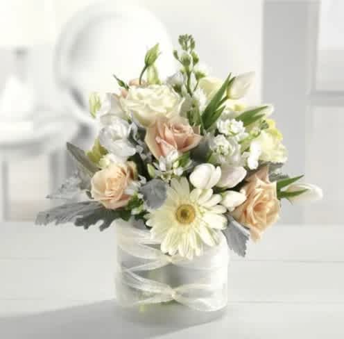 Pure Pleasures - Pure beauty and sweet innocence come to life in this dreamy collection of pearly white and pastel blooms.