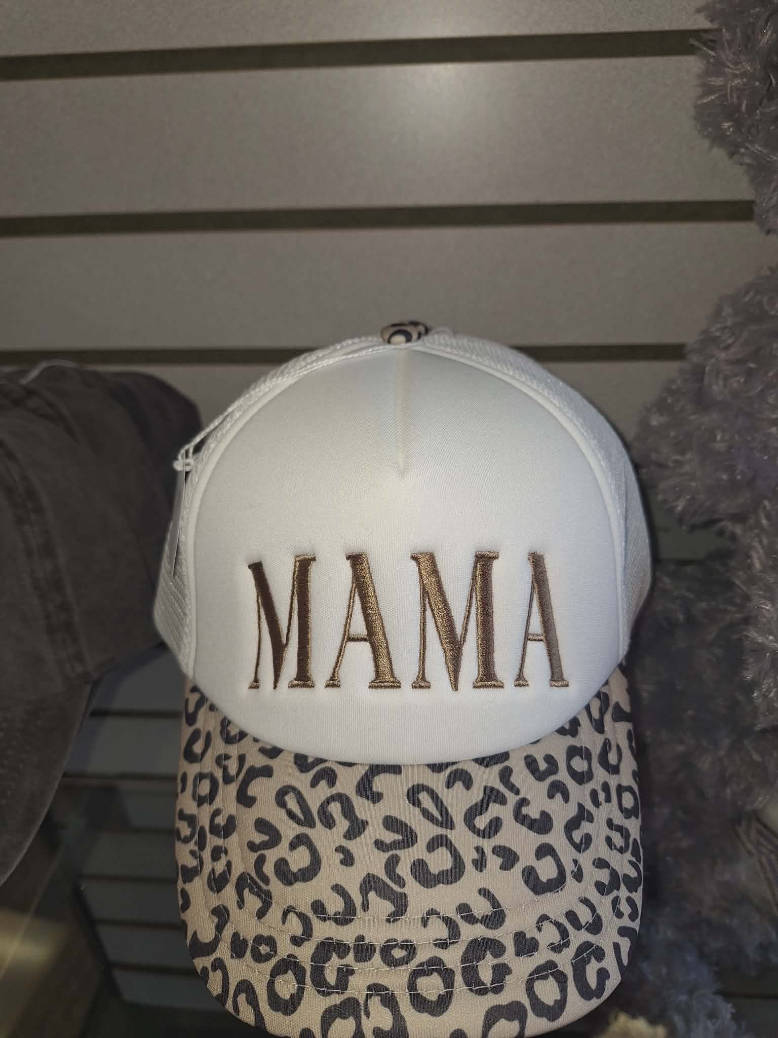 Leopard Print Mama Hat - Add tis cute leopard print mama hat to your Mother's Day order