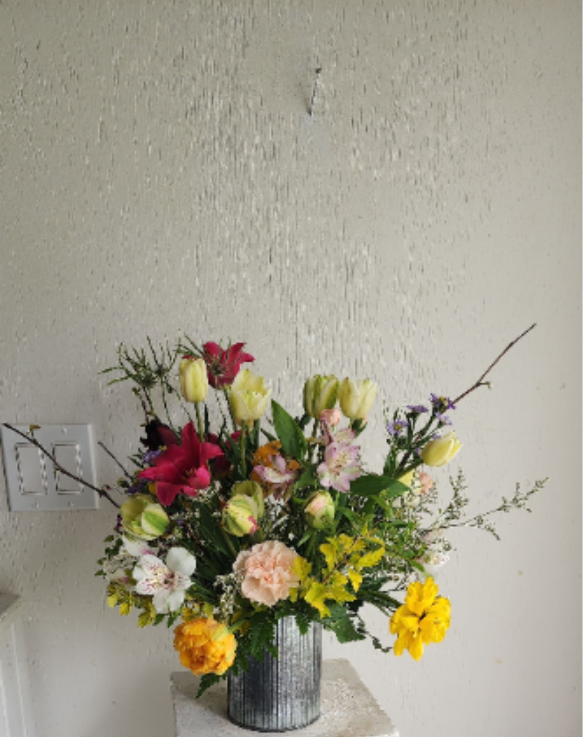 Serene Beauty  - We are a small studio florist in a small town. Every bouquet we create is a one-of-a-kind creation, tailored to the season, availability of flowers, color choice, artistic interpretation, and the current materials available. The photos do not represent the exact flowers that will be delivered. They are intended to provide you with an idea of what we do, how we do it, and the variance that can be expected.The season, availability of flowers, color choice, artistic interpretation, and the current materials available. The photos do not represent the exact flowers that will be delivered. They are intended to provide you with an idea of what we do, how we do it, and the variance that can be expected.  