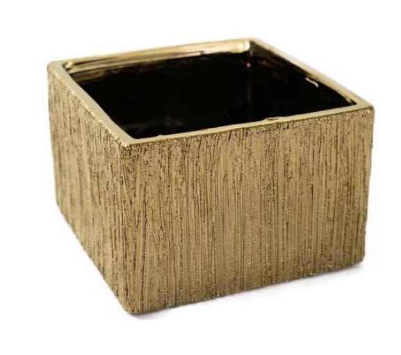 MOTHER' DAY COLLECTION: ETCHED FLORAL ARRANGEMENT  - Lush mound of seasonal floral and greenery in our ETCHED SQUARE VASE. Vase Dimensions: 5.75x5.75